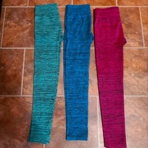 Just Cosy Fleece Leggings O/S lot of 3
